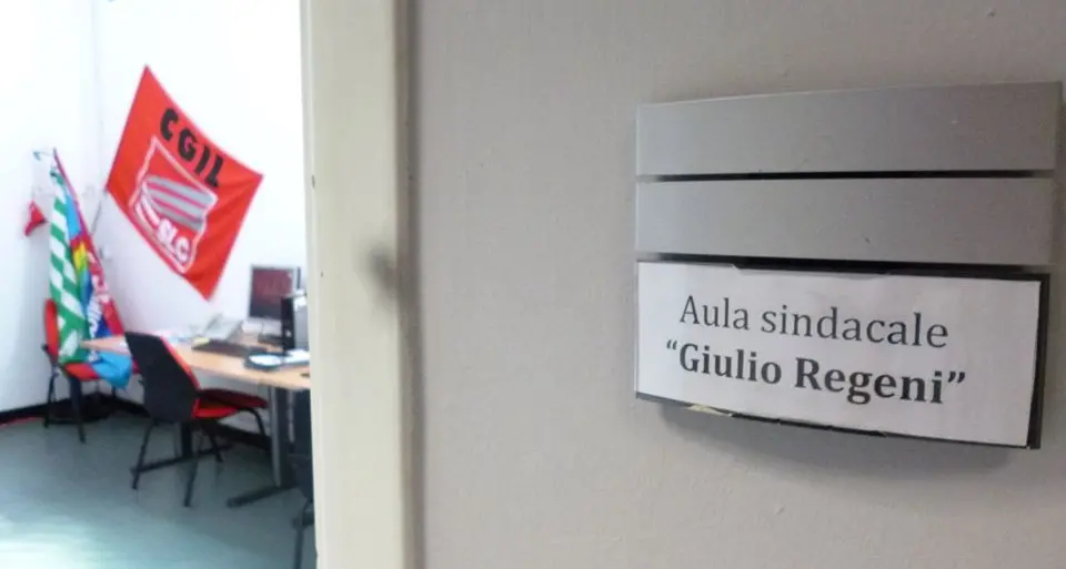 Vodafone, intitolata aula sindacale a Giulio Regeni