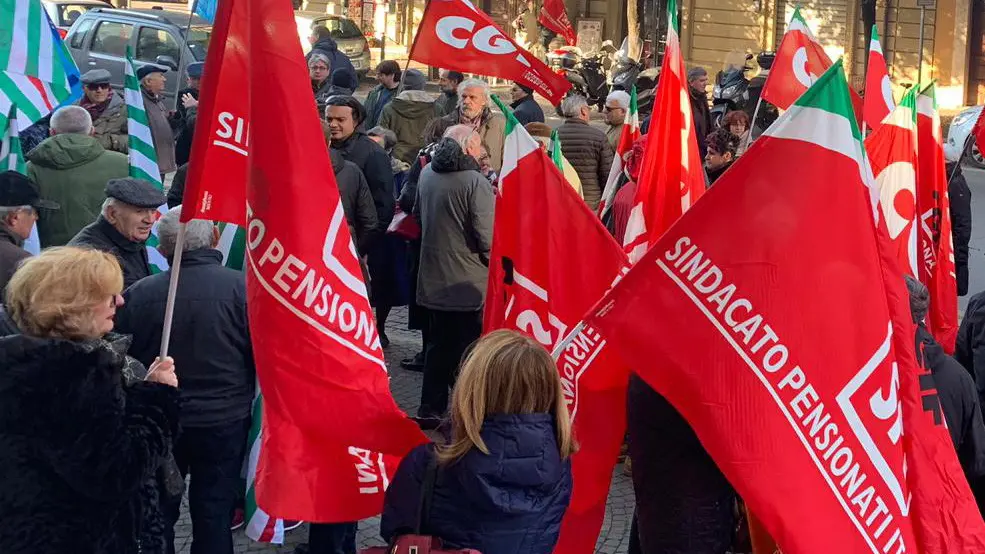Una foto della manifestazione a Perugia