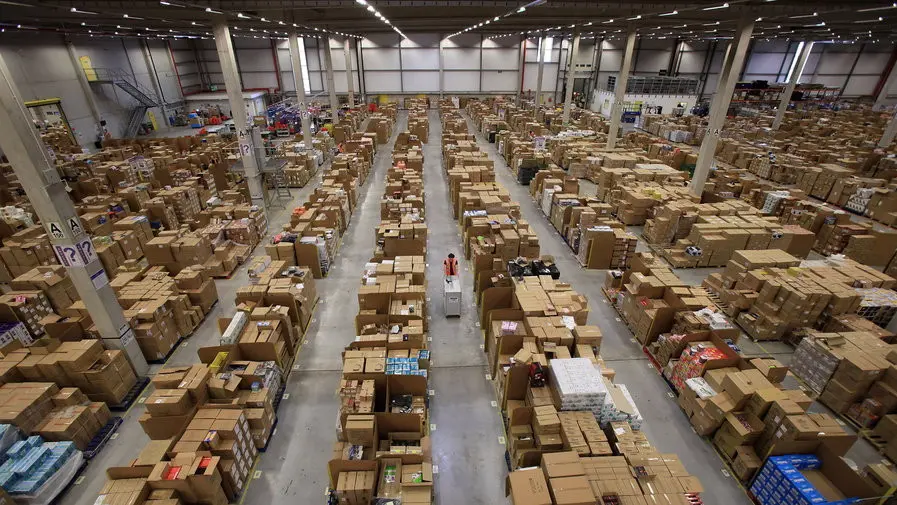 Un magazzino Amazon
