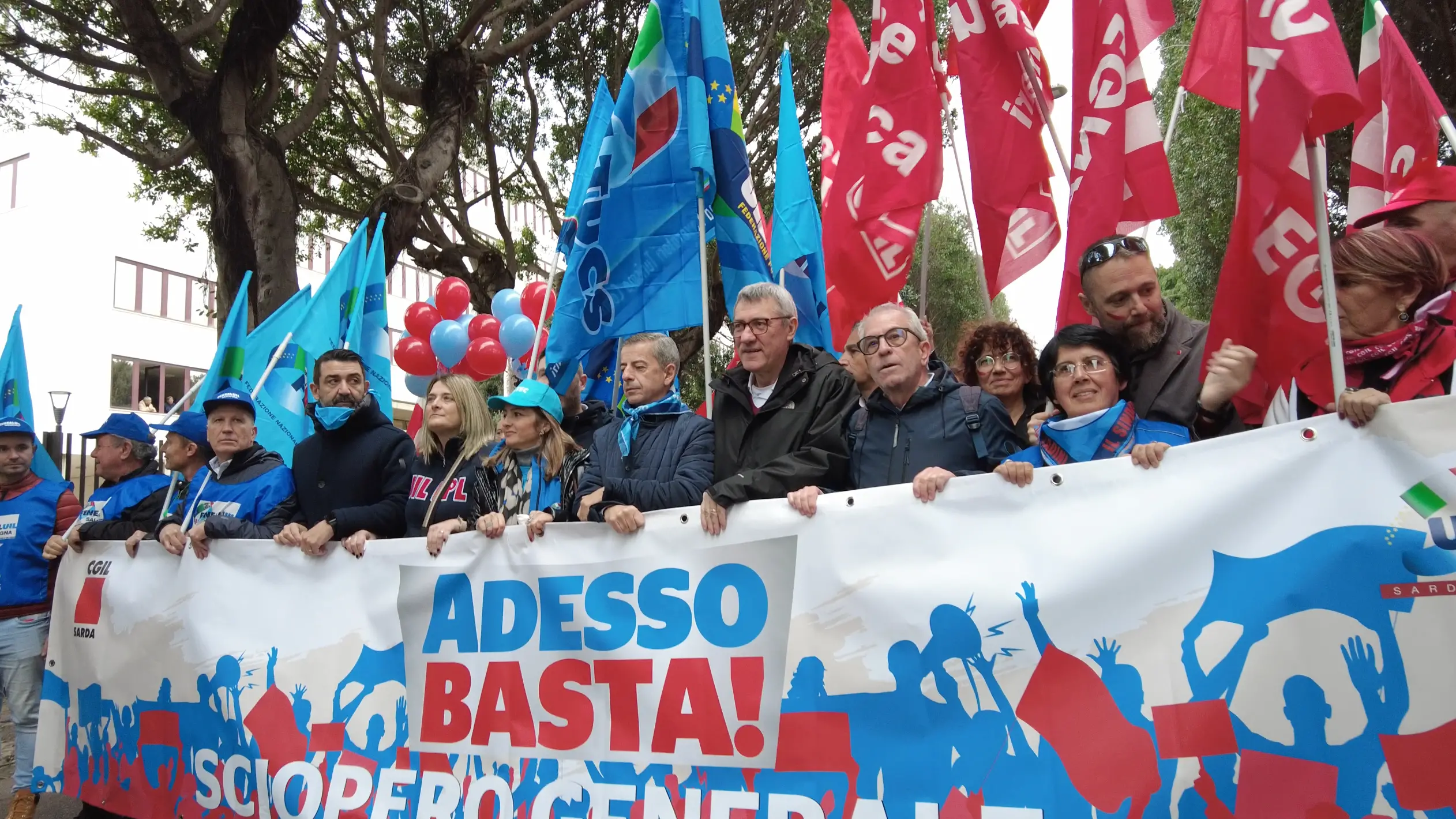Racconto sciopero Cgil Sardegna