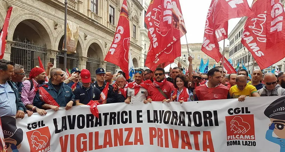 Vigilanza privata, è sciopero il 2 maggio