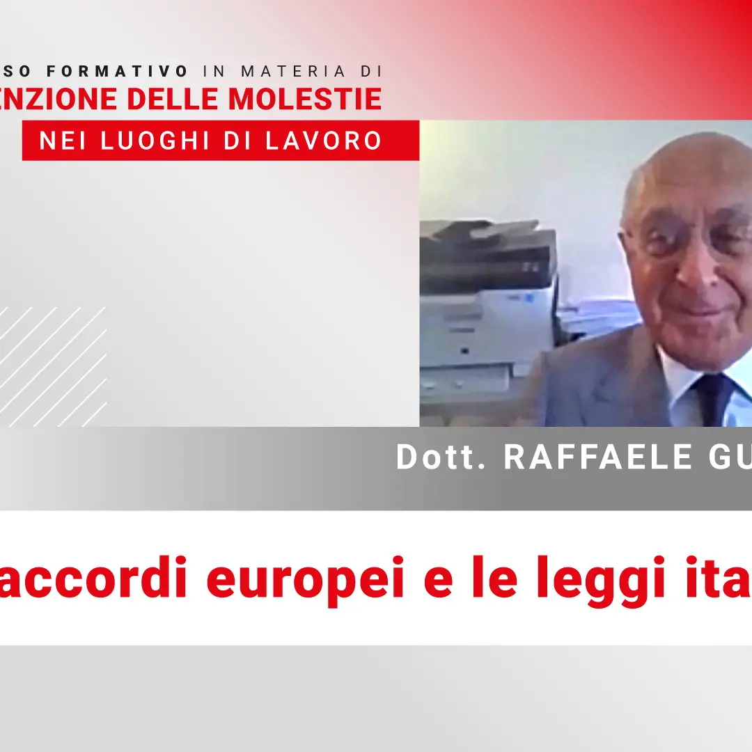Gli accordi europei e le leggi italiane