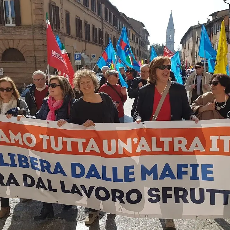 21 Marzo, la Cgil dell’Umbria a Gubbio con Libera