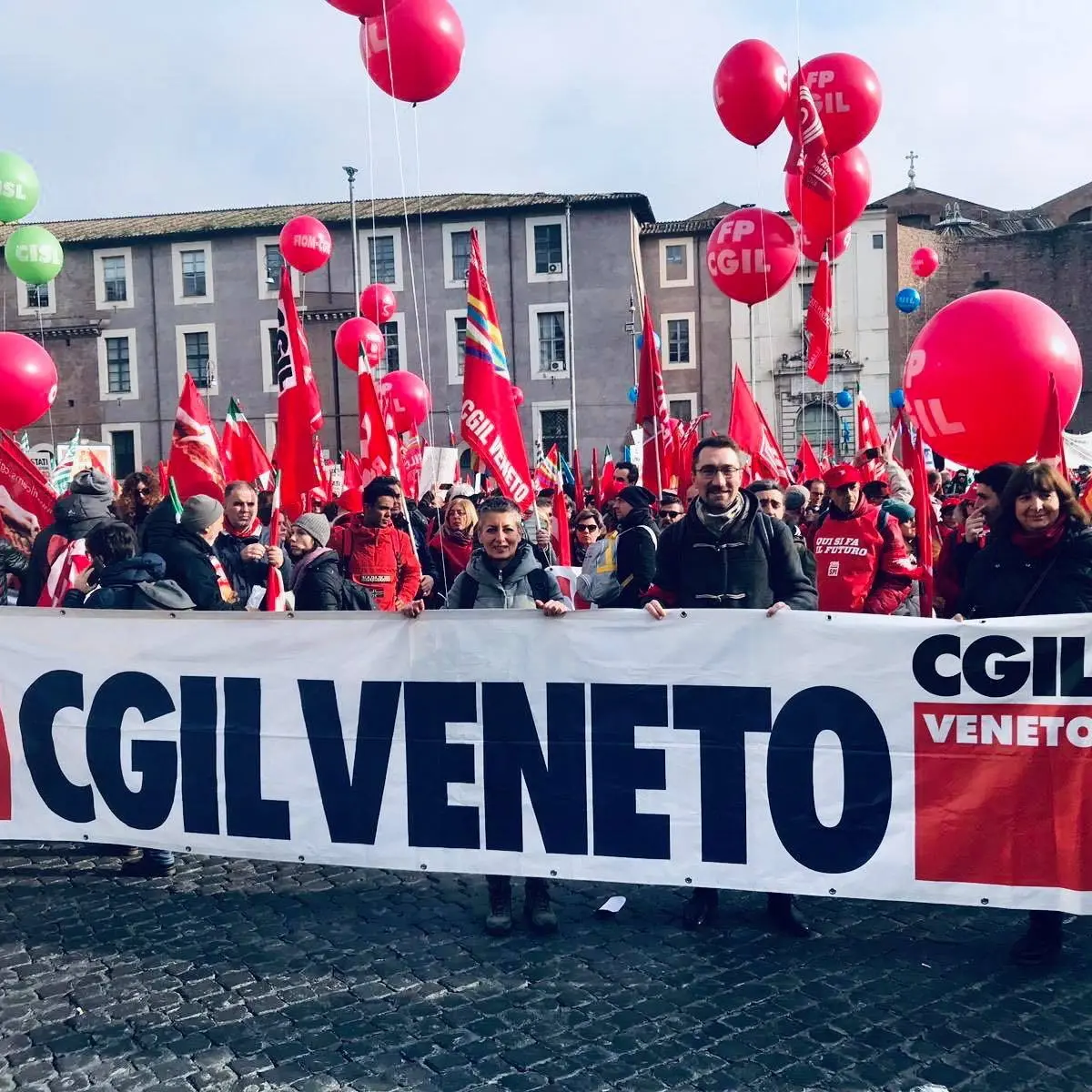 Mestre, Cgil Cisl e Uil Veneto oggi in piazza per cambiare la Legge di Bilancio