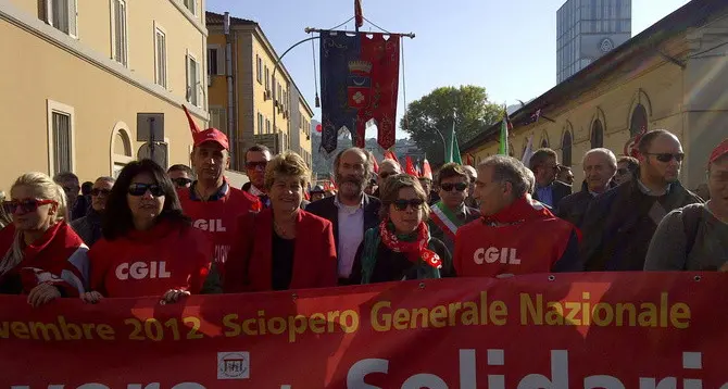 Sciopero, Terni al centro della mobilitazione europea