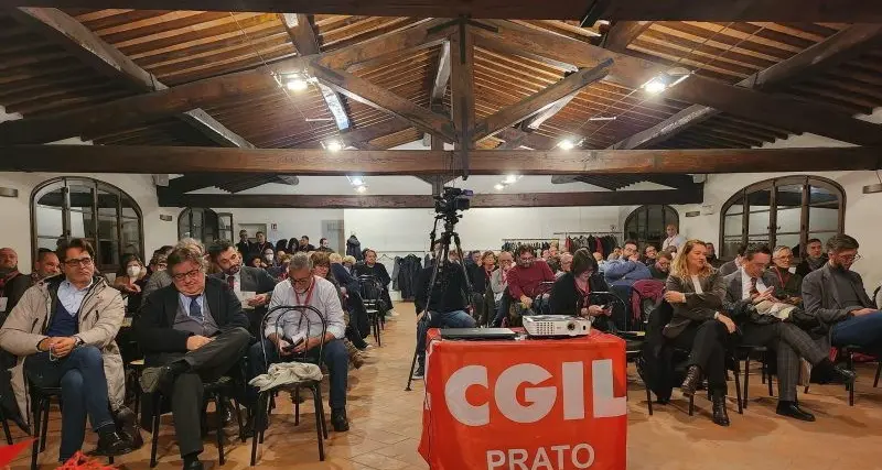 Congresso Cgil Prato, Lorenzo Pancini confermato segretario