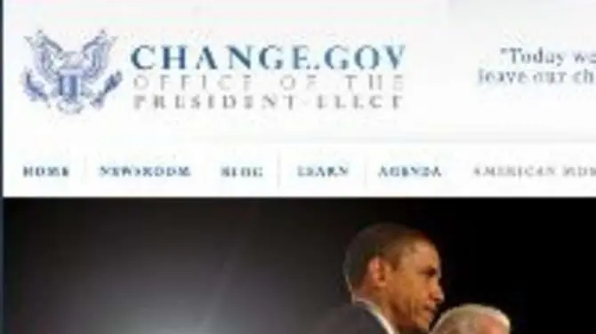 il sito change.gov