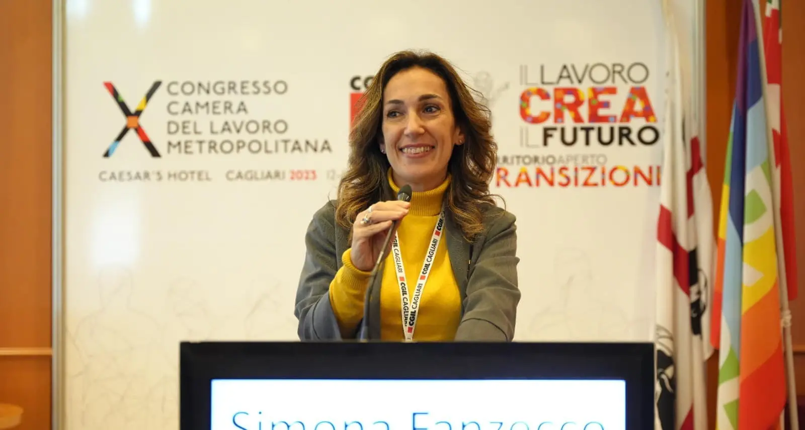 Cagliari, al congresso Cgil la conferma di Simona Fanzecco a segretaria generale