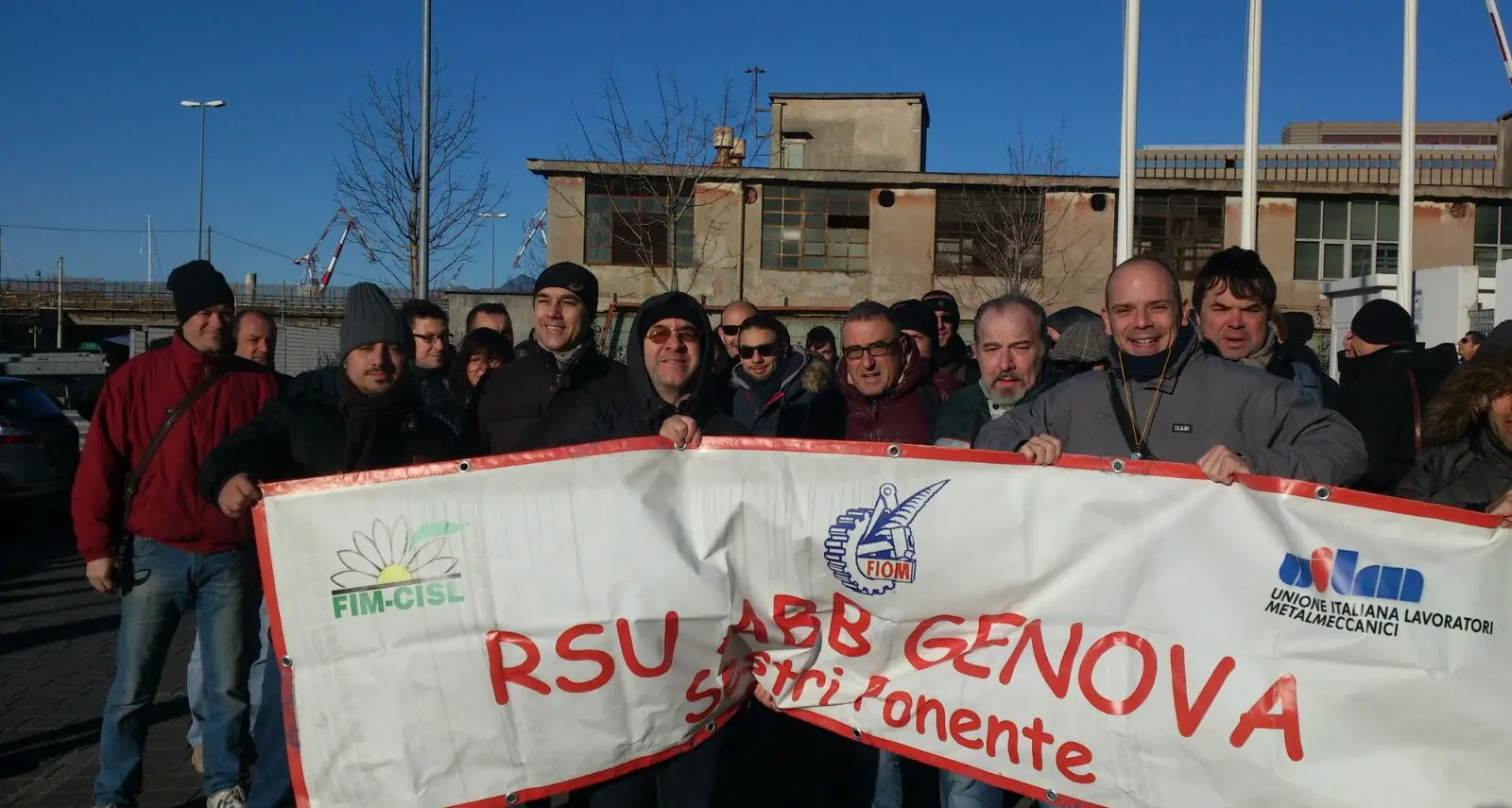 Genova: lavoratori Abb in sciopero