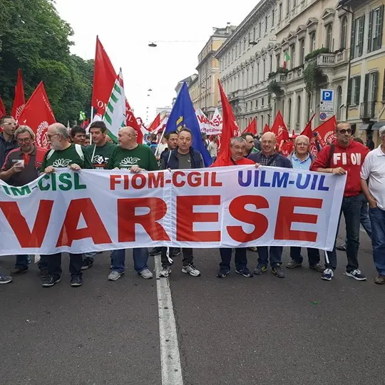 Fiom, Fim, Uilm Varese, venerdì 7 sciopero