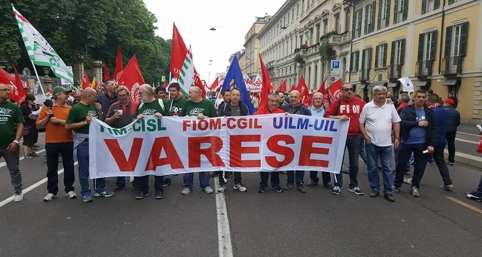 Fiom, Fim, Uilm Varese, venerdì 7 sciopero