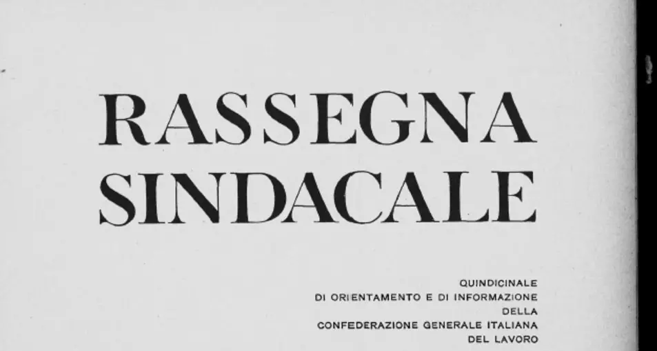 La storia di Rassegna: anni 1955-1962