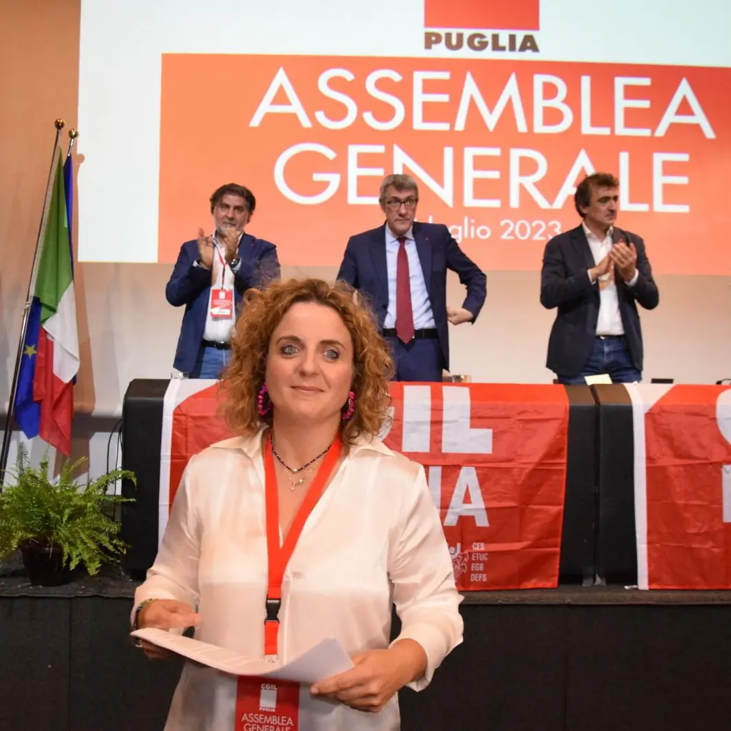 Le priorità di Gigia Bucci, Cgil Puglia: «Welfare, industria, ambiente e sfruttamento. Il sindacato riconquisti i giovani»