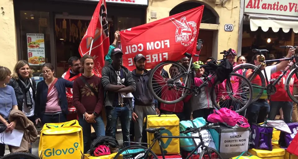Glovo, i ciclofattorini in sciopero contro il cottimo