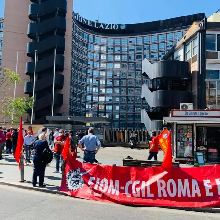 Presidio Fiom Roma Lazio: più sicurezza, basta morti sul lavoro