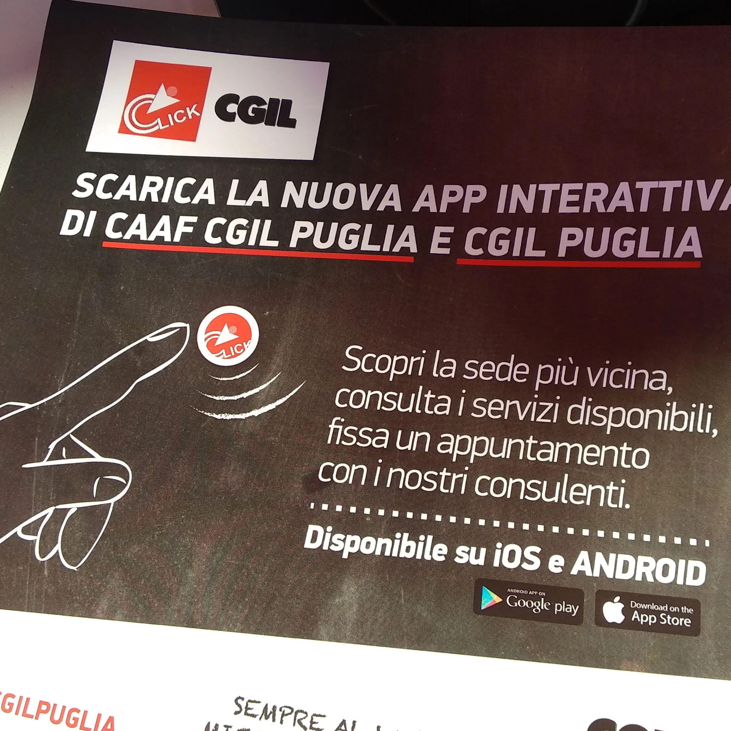 Ecco «ClickCgil», app interattiva ideata in Puglia