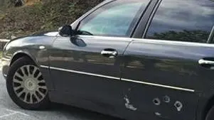 La vettura di Antoci dopo attentato (da twitter @CgilMessina)