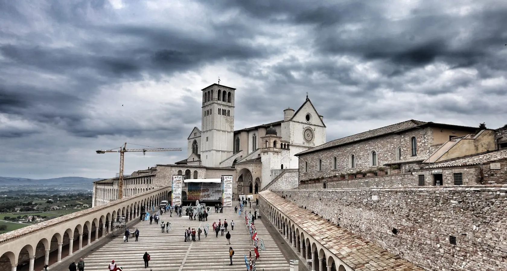 Primo Maggio, la piazza di Assisi