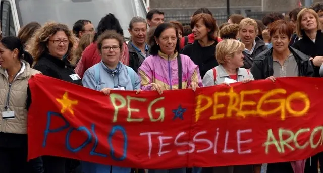 Esuberi Peg Perego, sciopero e presidio