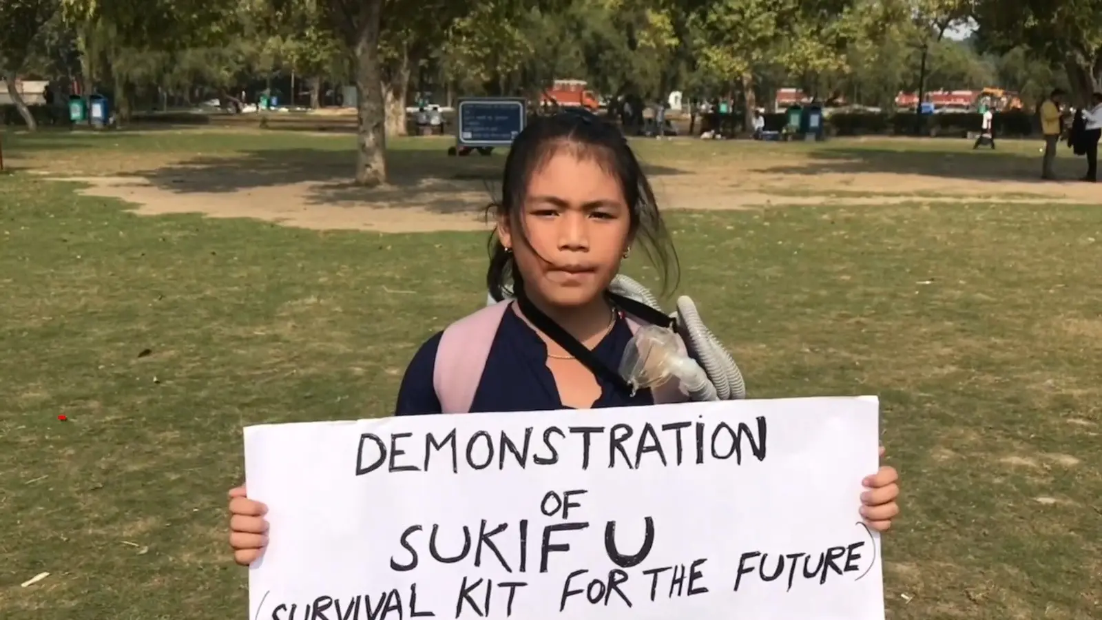 La bambina che lotta per il clima