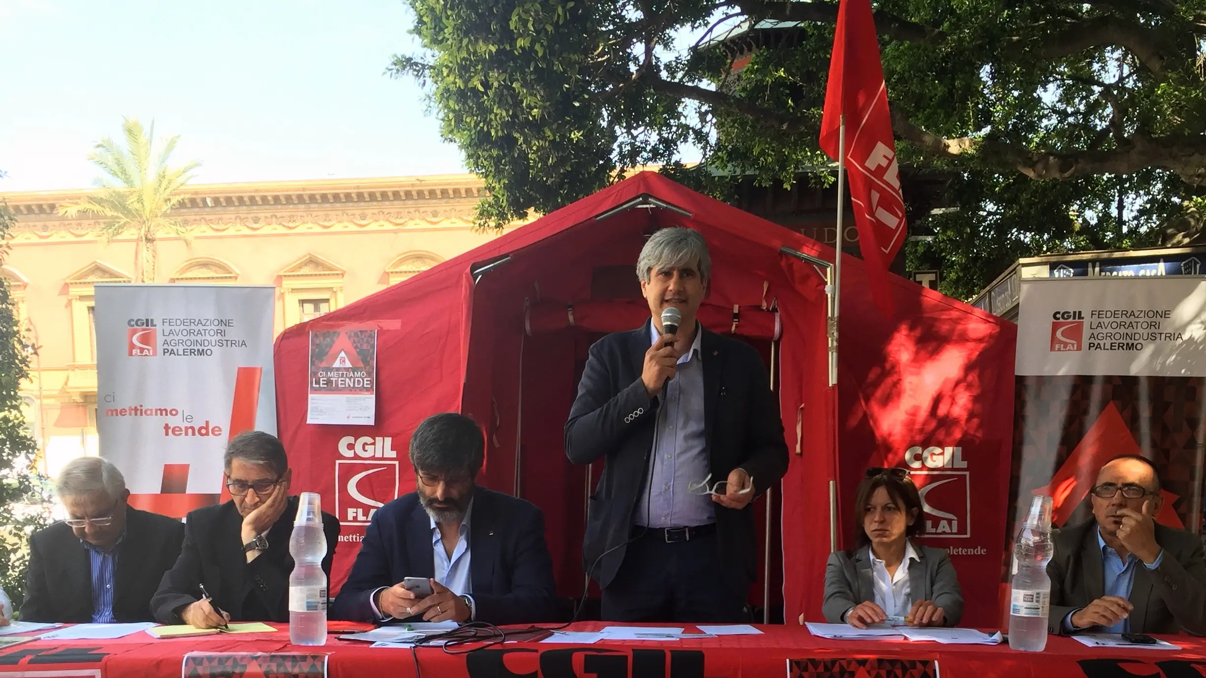 (fotografia di Cgil Palermo)