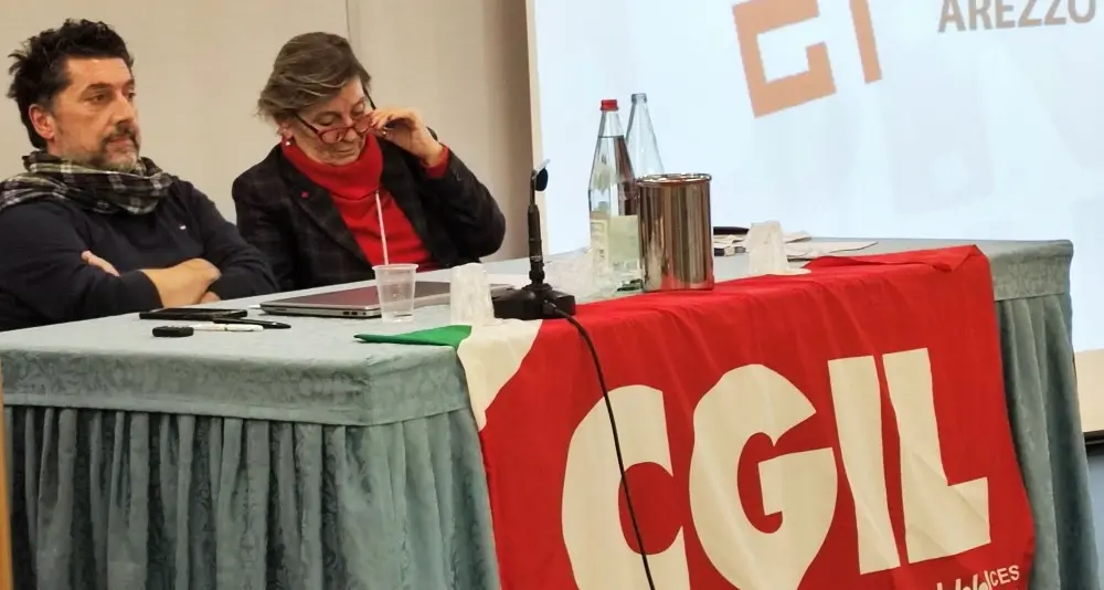 Al congresso Cgil Arezzo, Alessandro Tracchi confermato segretario