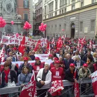 Sciopero P.A, oltre 30 mila manifestanti a Napoli