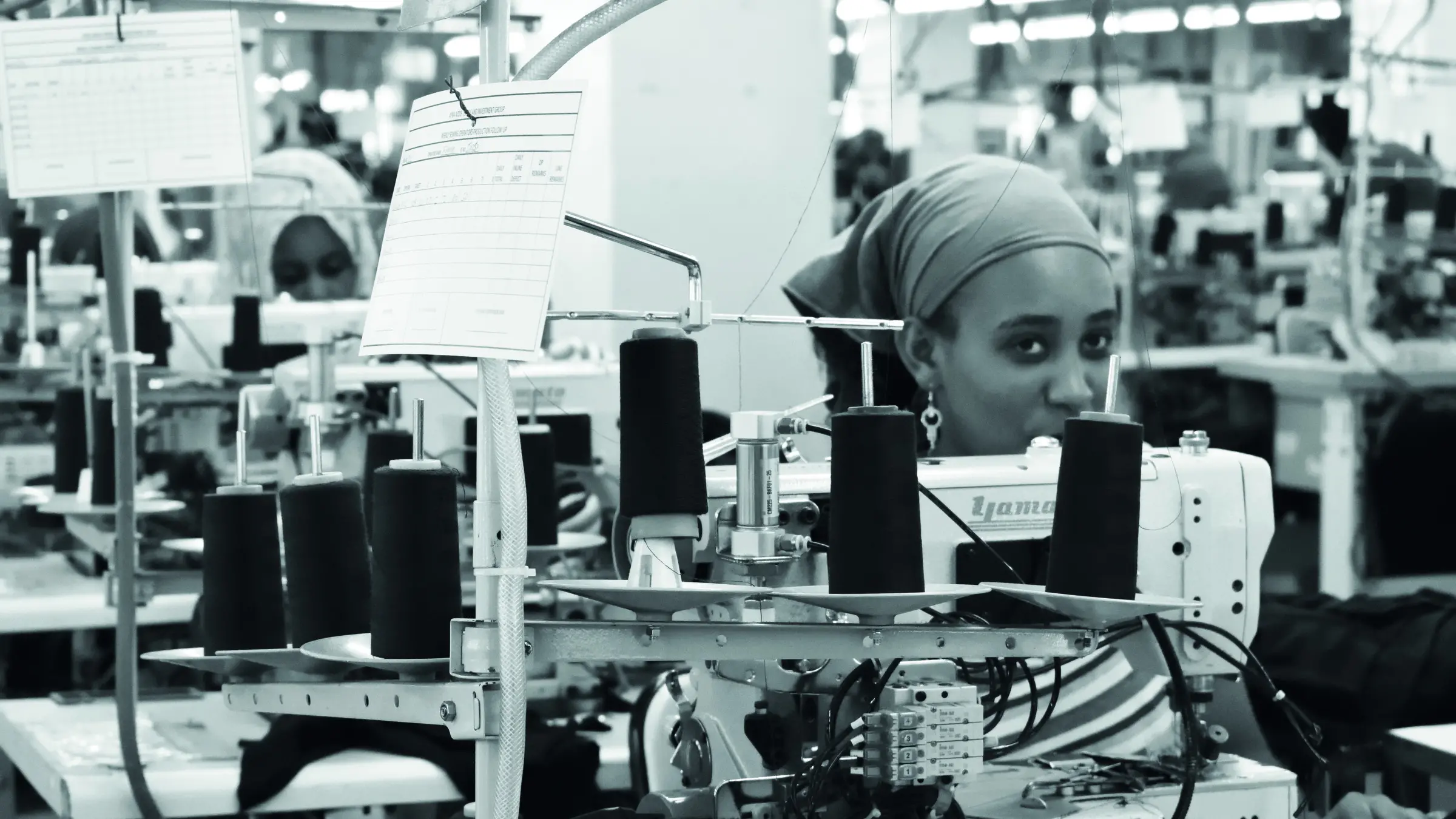 Lavoratrici nella fabbrica di Ayka Addis, Addis Abeba. Foto di IndustriALL