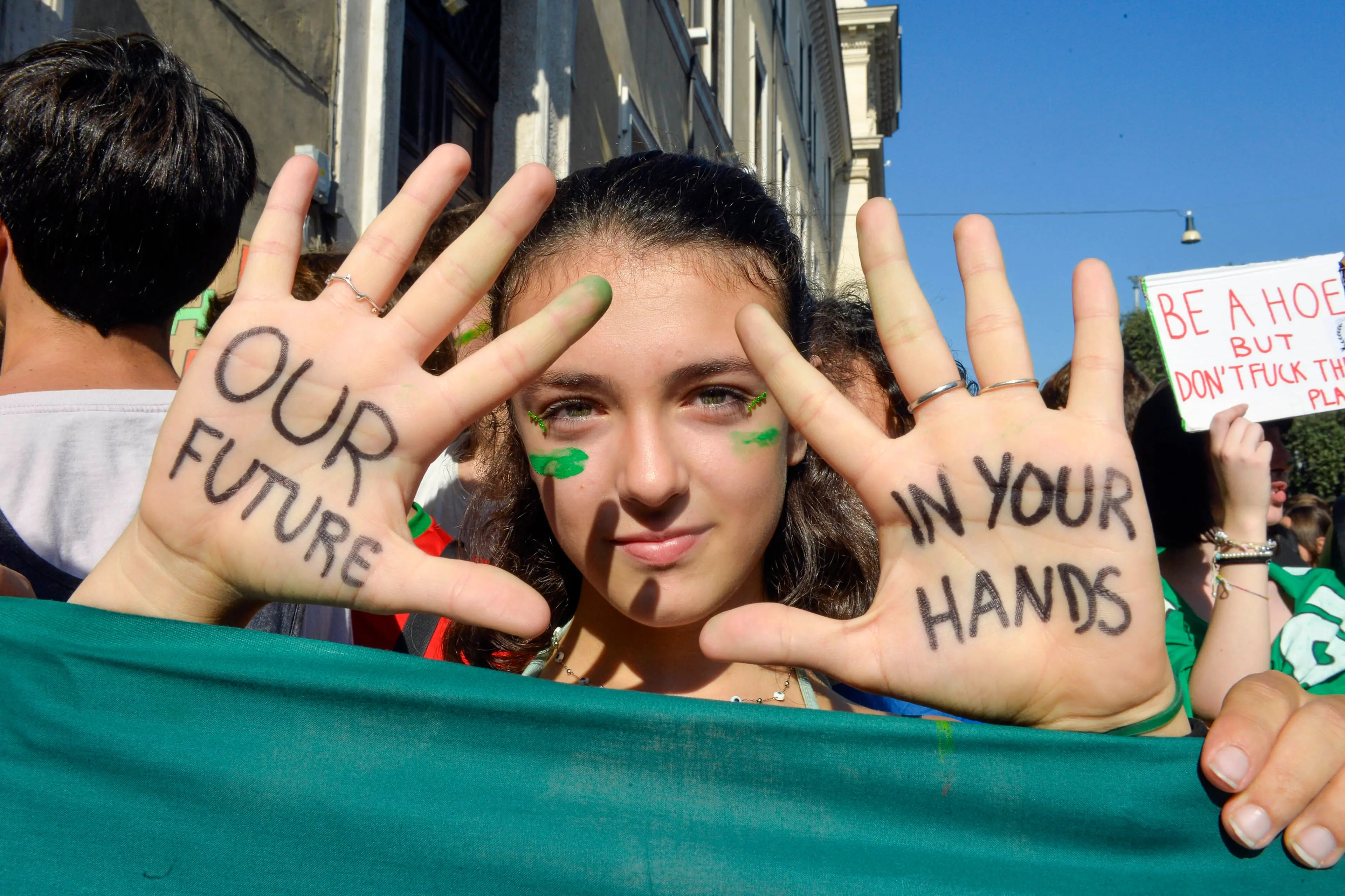 Roma, 6 ottobre, 2023 : Manifestazione Friday for Future sciopero per il clima Foto di © Stefano Carofei/Sintesi