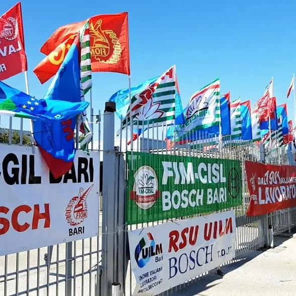 Bosch (Bari), ancora 12 mesi di solidarietà