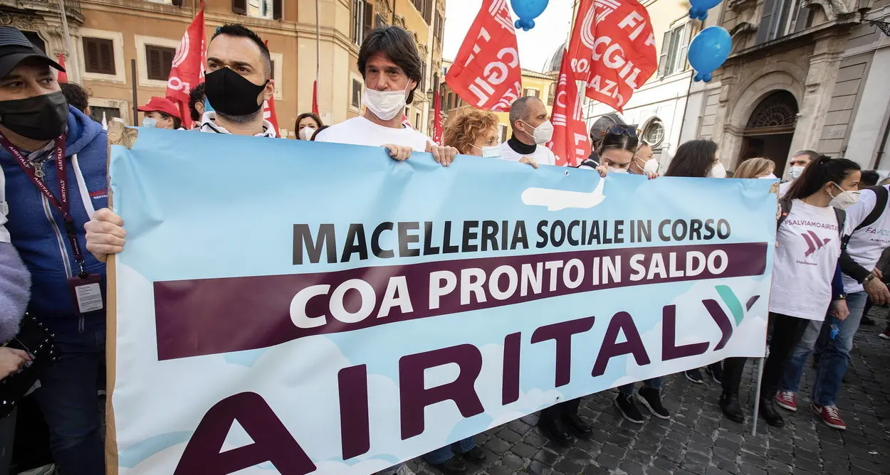 Air Italy in piazza: no ai licenziamenti