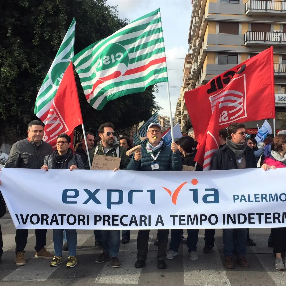 Call center Sicilia, sciopero e corteo a Palermo