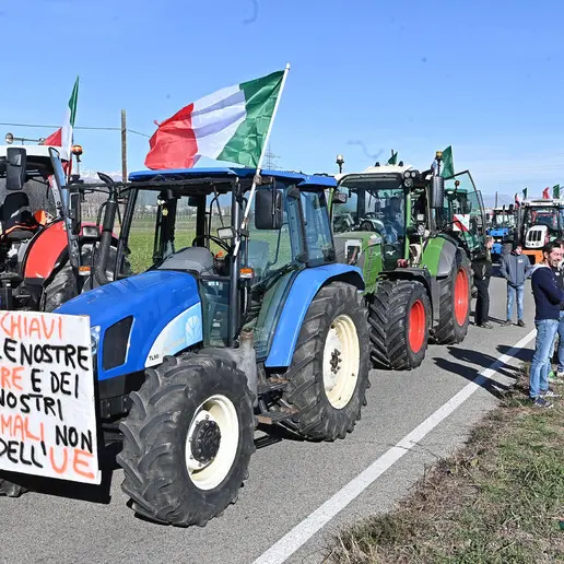 Col trattore in tangenziale