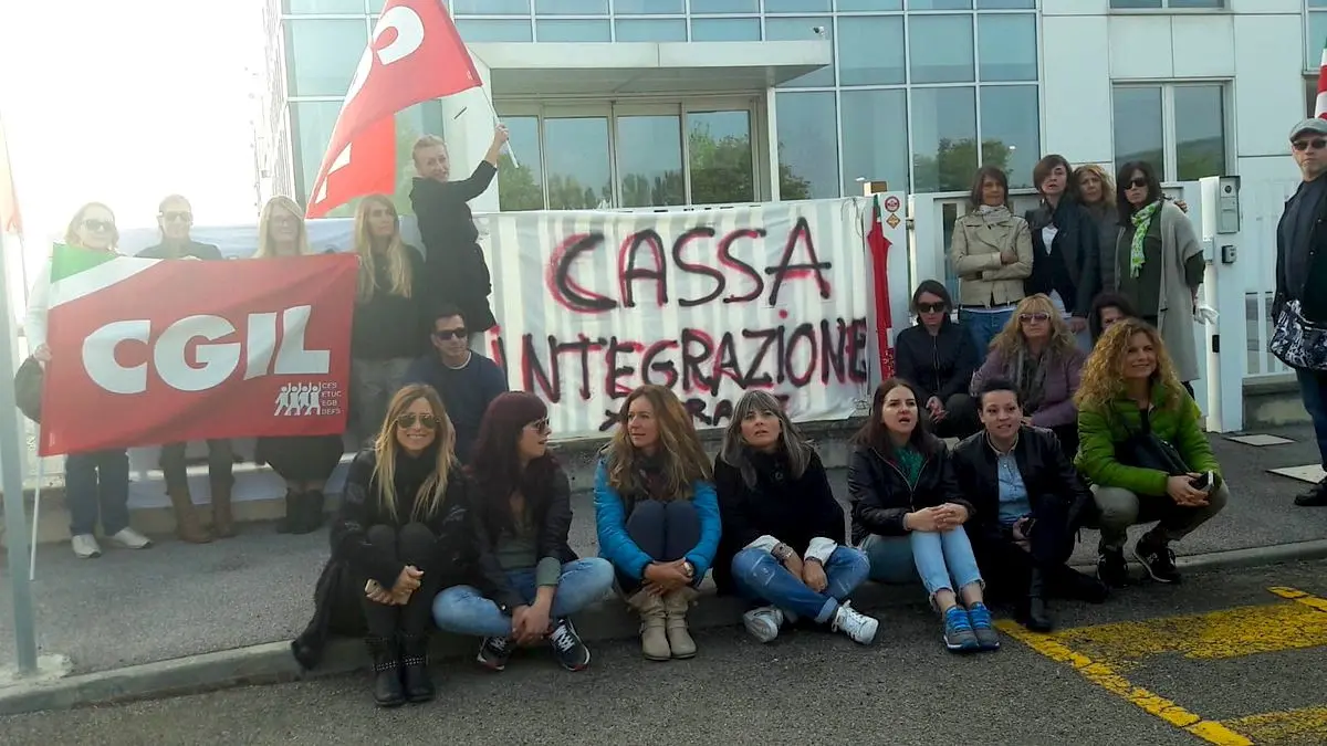 fotografia di Cgil Bologna (da Twitter)