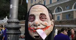 Popolo viola, le immagini della manifestazione a Roma