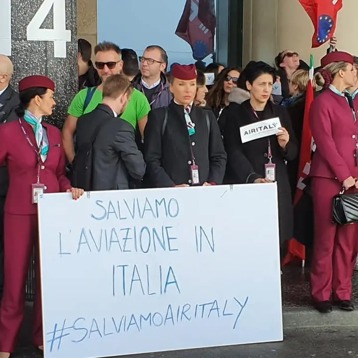 Air Italy, lavoratori «liquidati» sotto il ministero