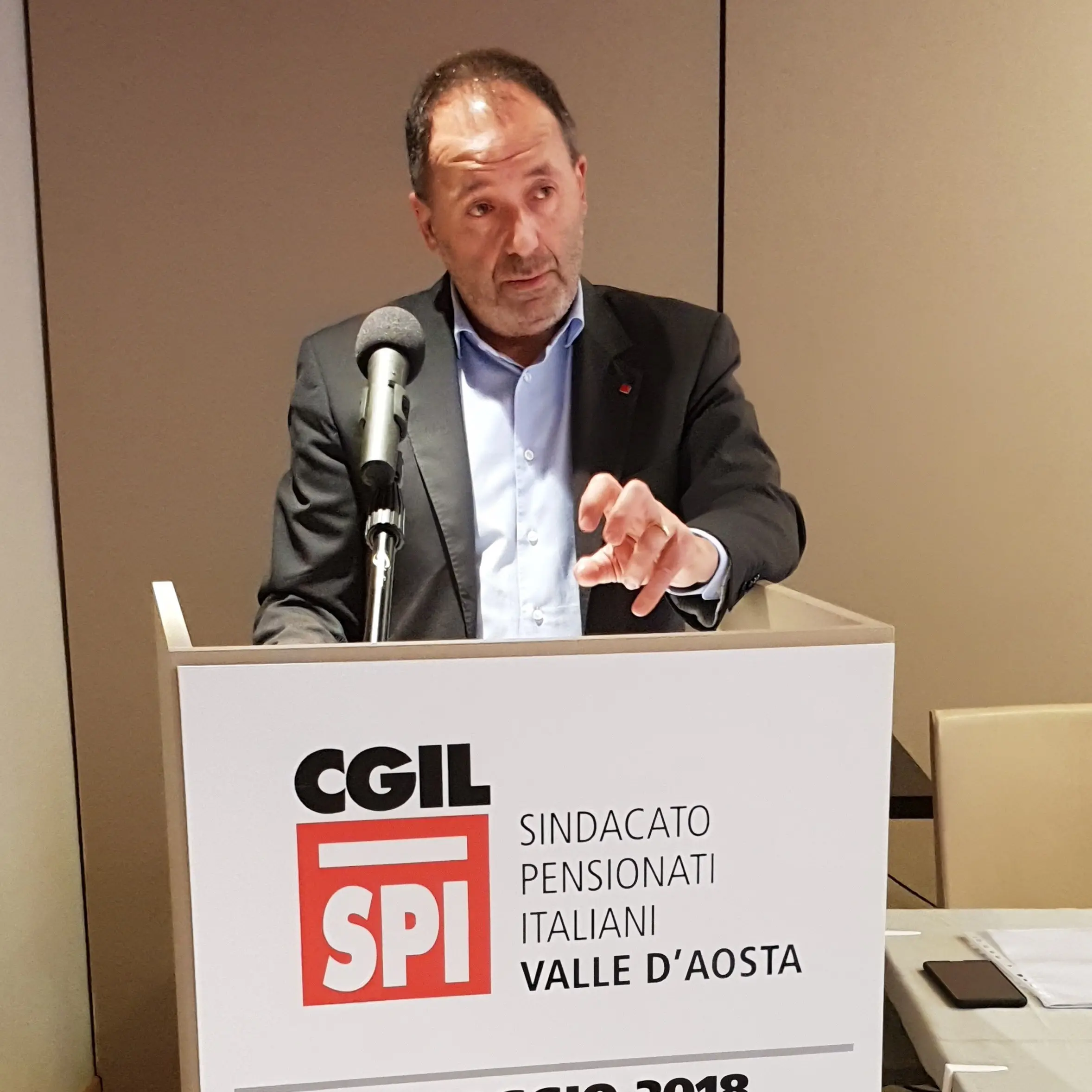 Spi Cgil, Falcomatà nuovo segretario regionale in Valle d’Aosta