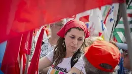 Scuola in piazza, foto di Marco Merlini