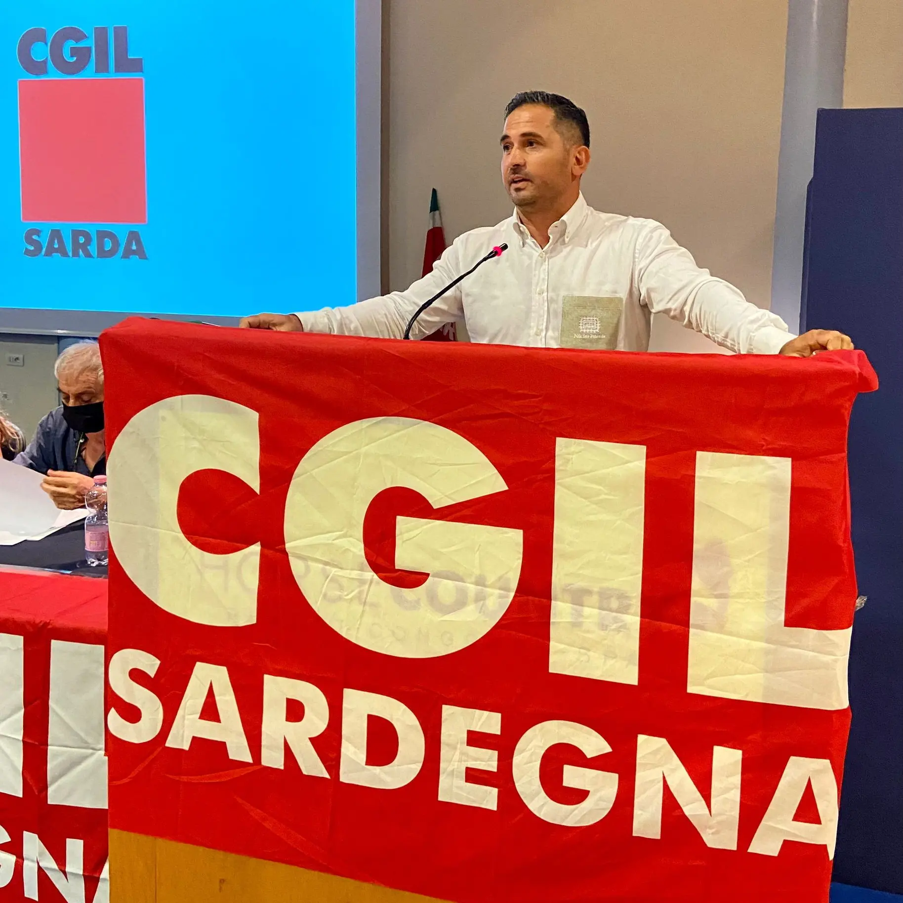 Samuele Piddiu è il nuovo segretario generale della Cgil Sardegna