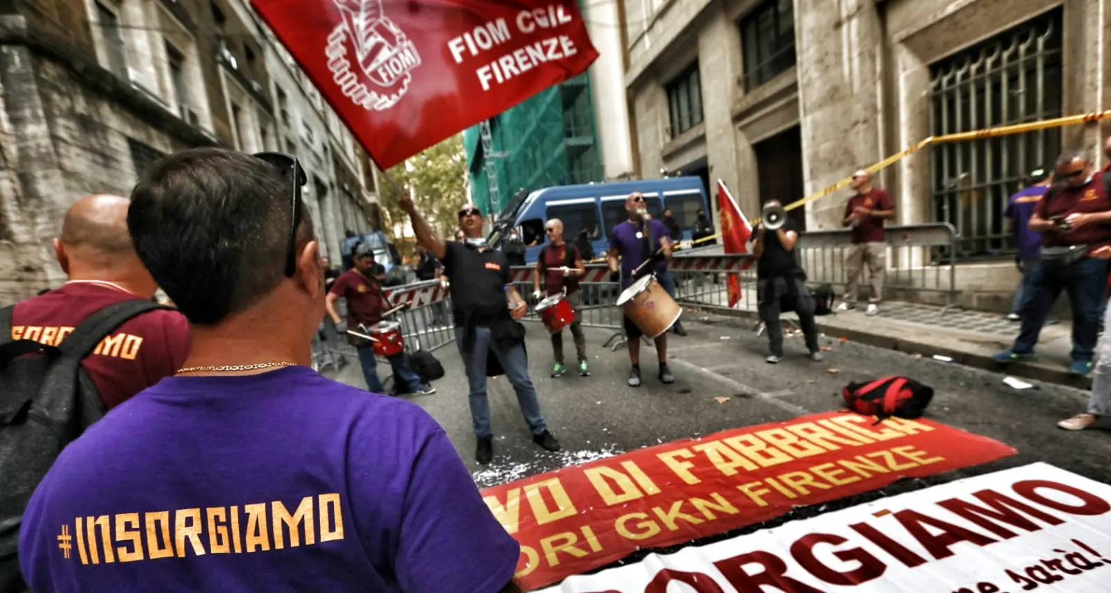 Ex Gkn, Fiom: solidarietà a lavoratori in lotta