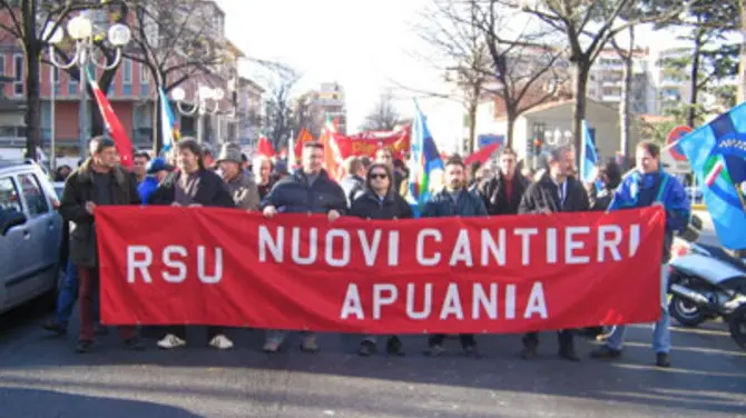Carrara: quei lavoratori pagati per non far niente (foto da internet)
