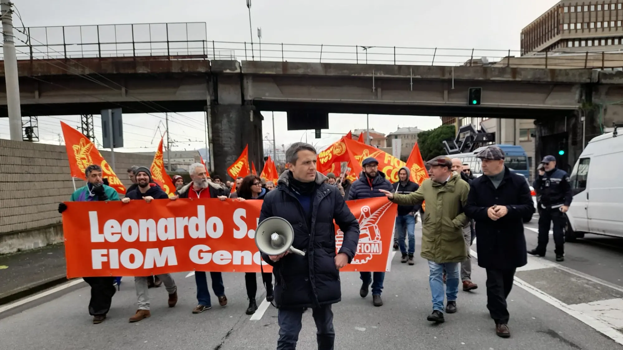 Leonardo, a Genova sciopero per chi è meno garantito