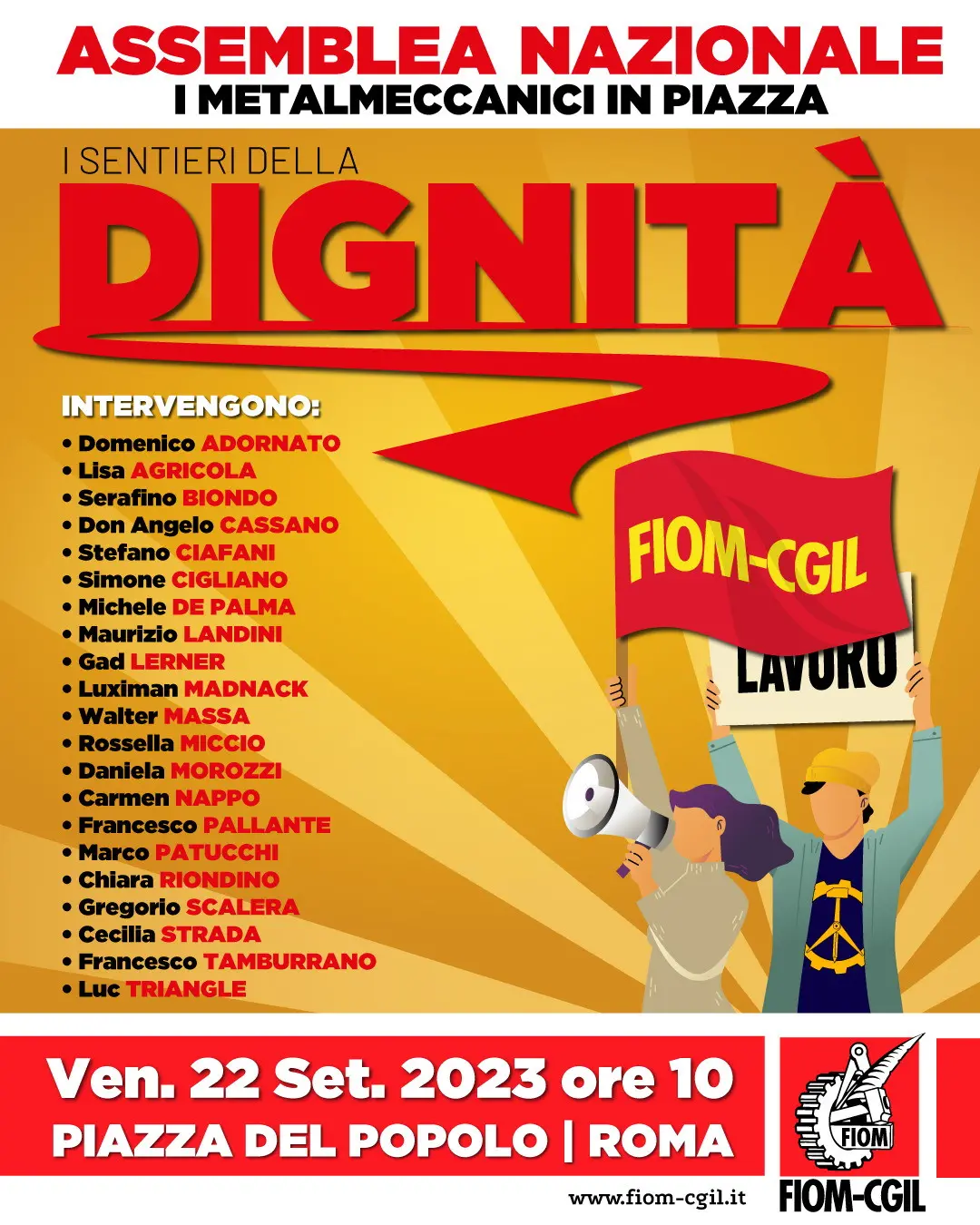 I sentieri della dignità»: assemblea Fiom