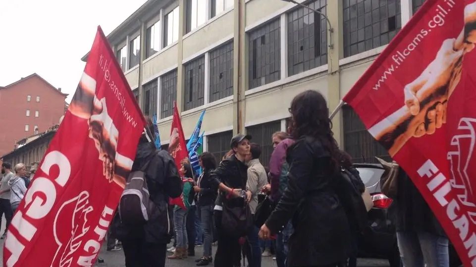 (fotografia di Cgil Piemonte, account Twitter)