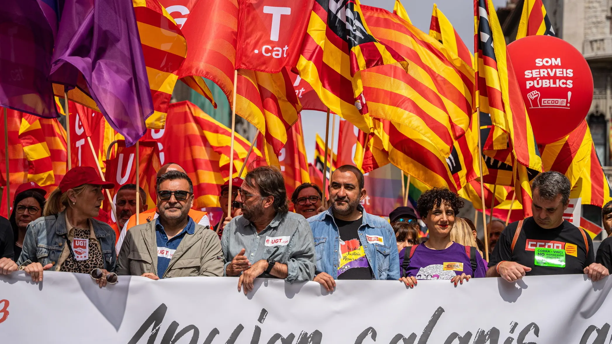 Barcellona. Manifestazione sindacale il primo maggio 2023, Asensio Clupes/Avalon/Sintesi