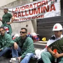 Eurallumina, operai in sit-in davanti al ministero