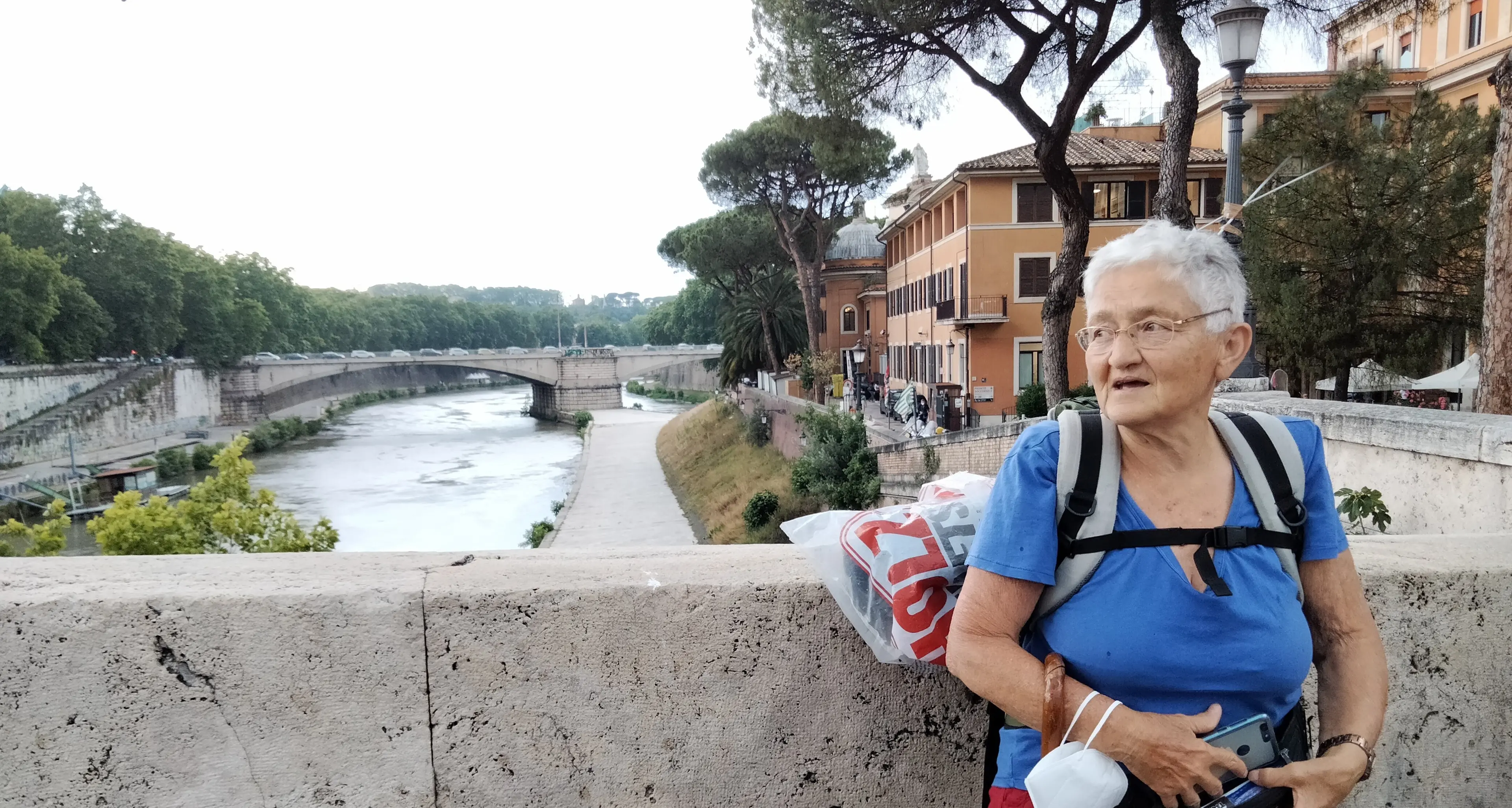 Giuliana, l'accoglienza a Roma