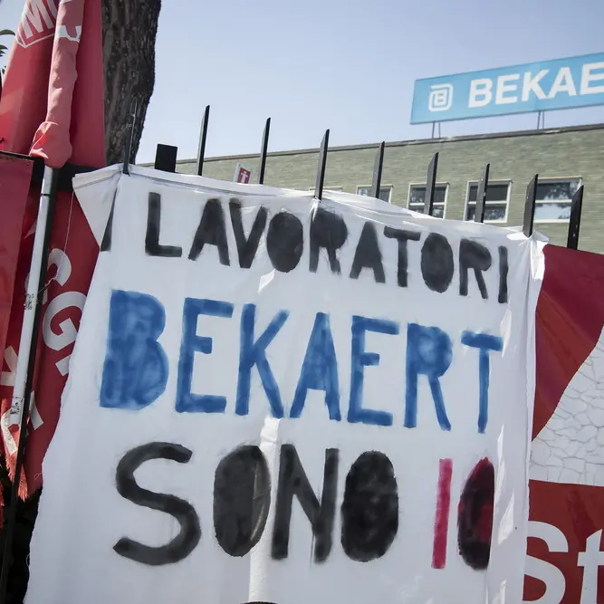 La Bekaert è ancora aperta grazie ai lavoratori