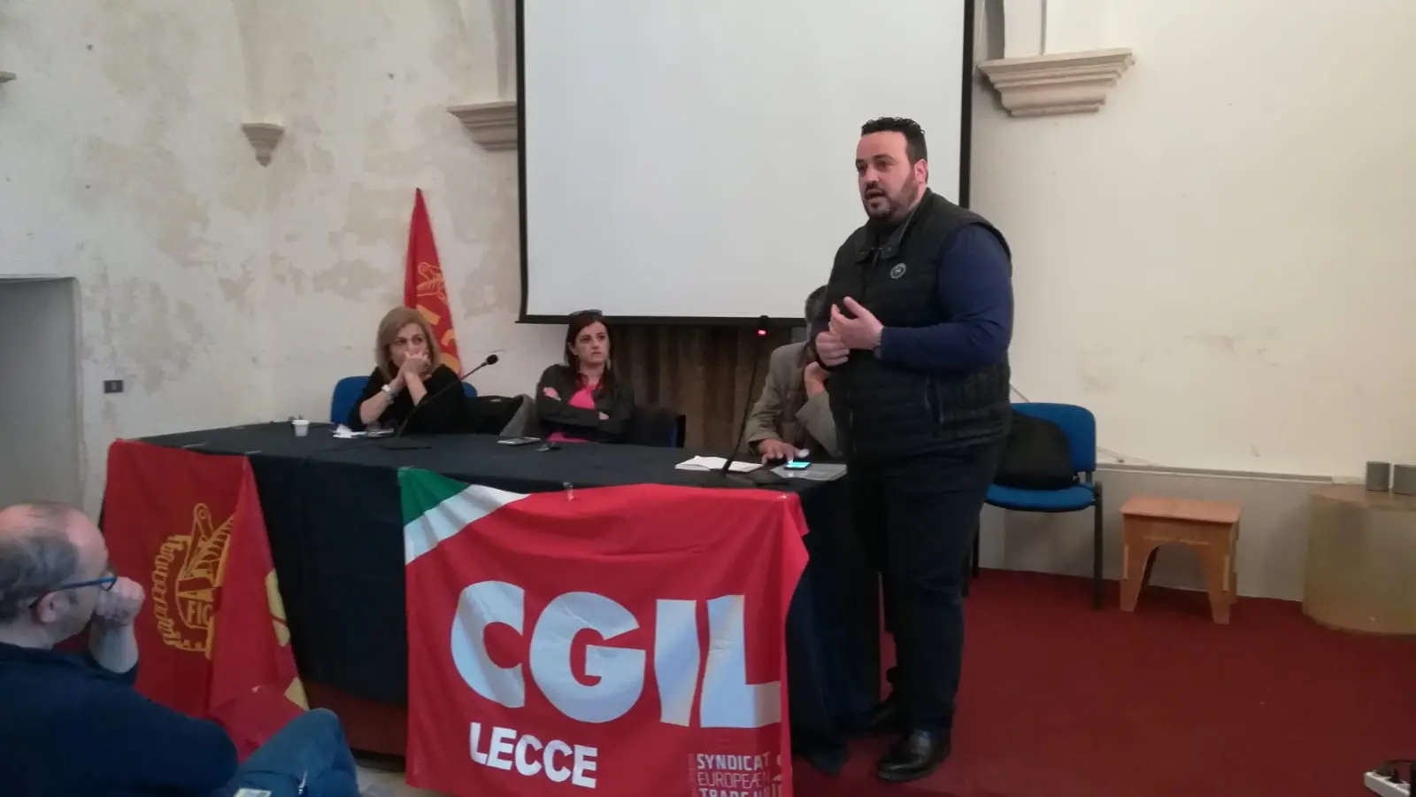 Assemblea Sirti con la Cgil di Lecce