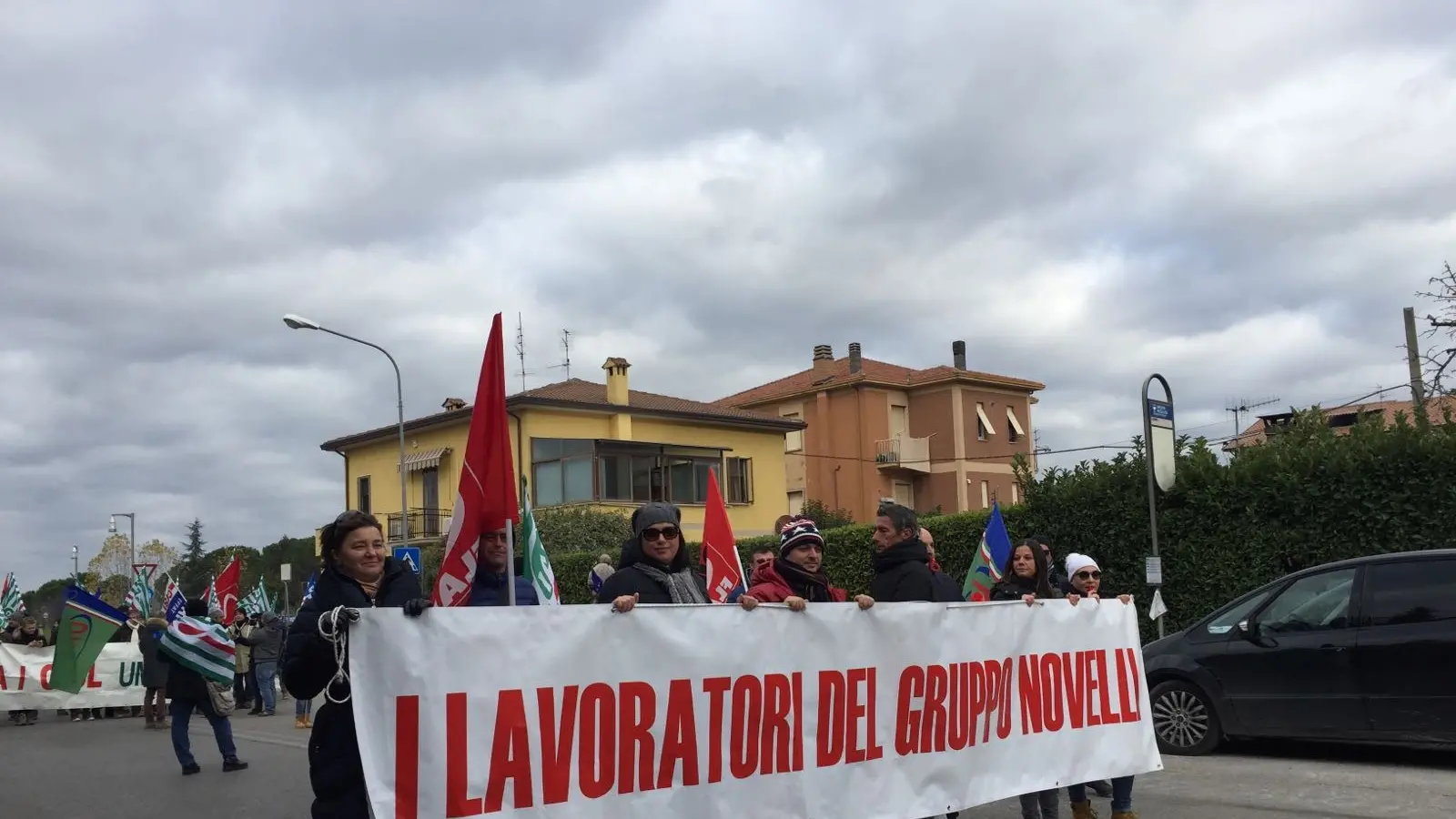 Lavoratori Novelli in corteo a Spoleto